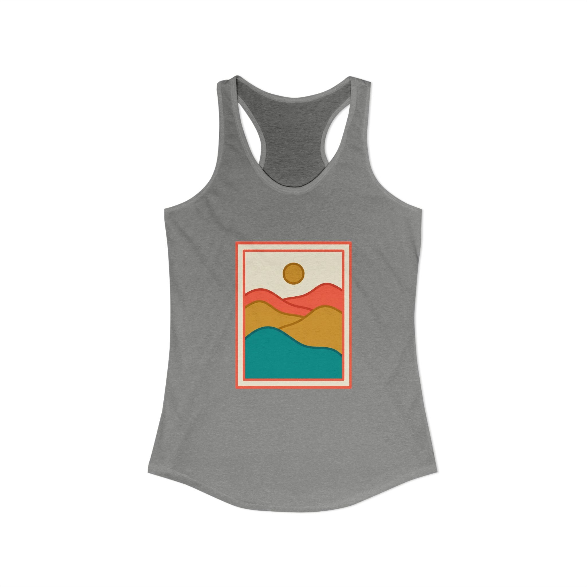 Layered Hills Line Tank Top